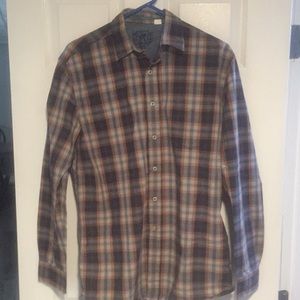 Plaid men’s shirt. Long sleeve